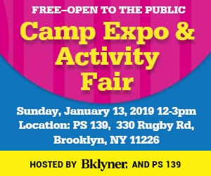 Come to the Bklyner Camp Expo and Activity Fair