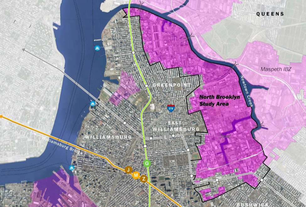 A New Plan For The North Brooklyn Industrial Zone, But With Concrete Answers To Come