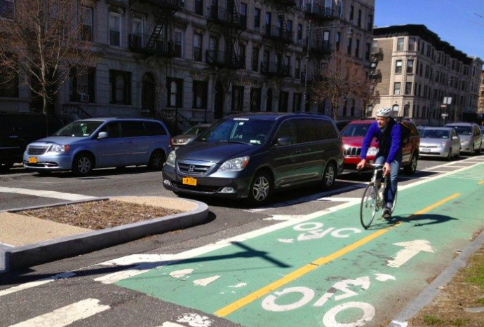 More Protected Bike Lanes in Williamsburg, Park Slope and Sunset Park