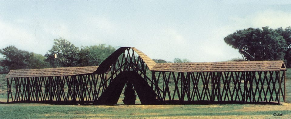 Public Art Fund To Exhibit Siah Armajani’s “Bridge Over Tree” At Brooklyn Bridge Park