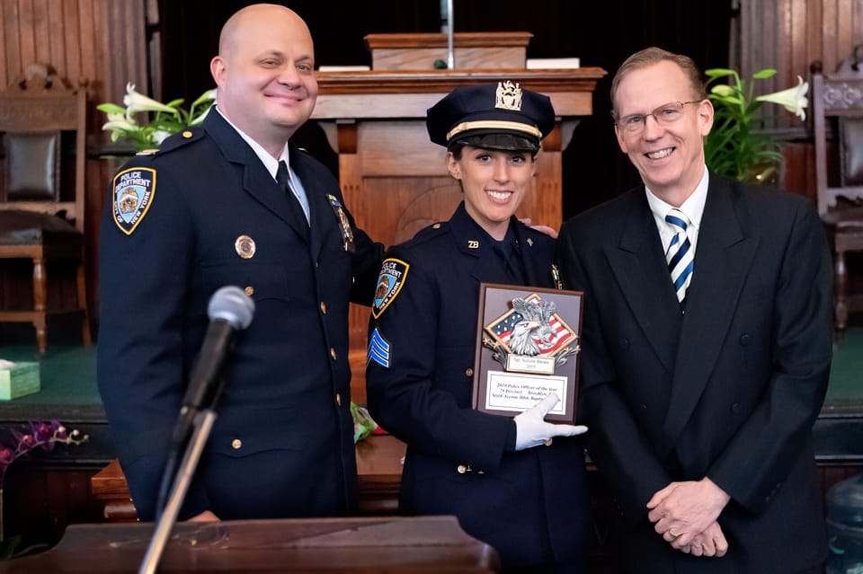 Sergeant Natalie Breier Awarded 78th Precinct’s Police Officer Of The Year