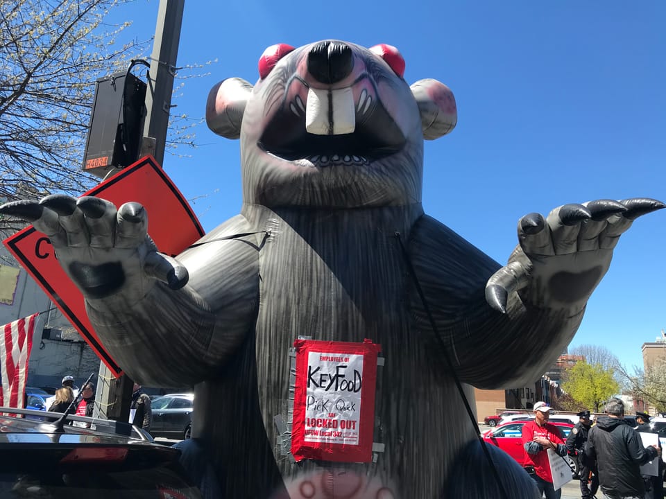 Meat Department Workers Picket 5th Avenue Key Food