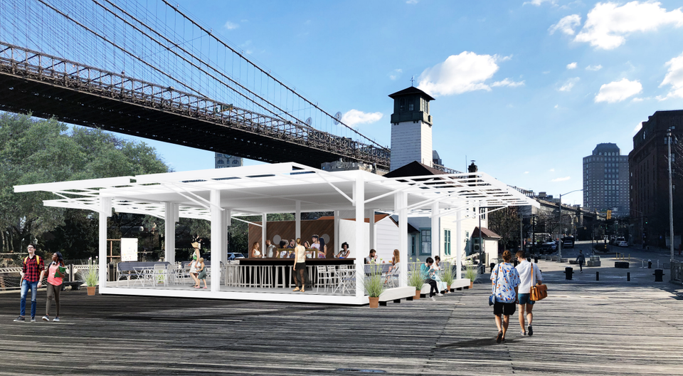 Landmarks Commission Rejects Design Of Fulton Ferry Landing Restaurant Pavilion