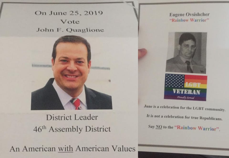 Hateful Flyers Hijack Southern Brooklyn’s District Leader Race