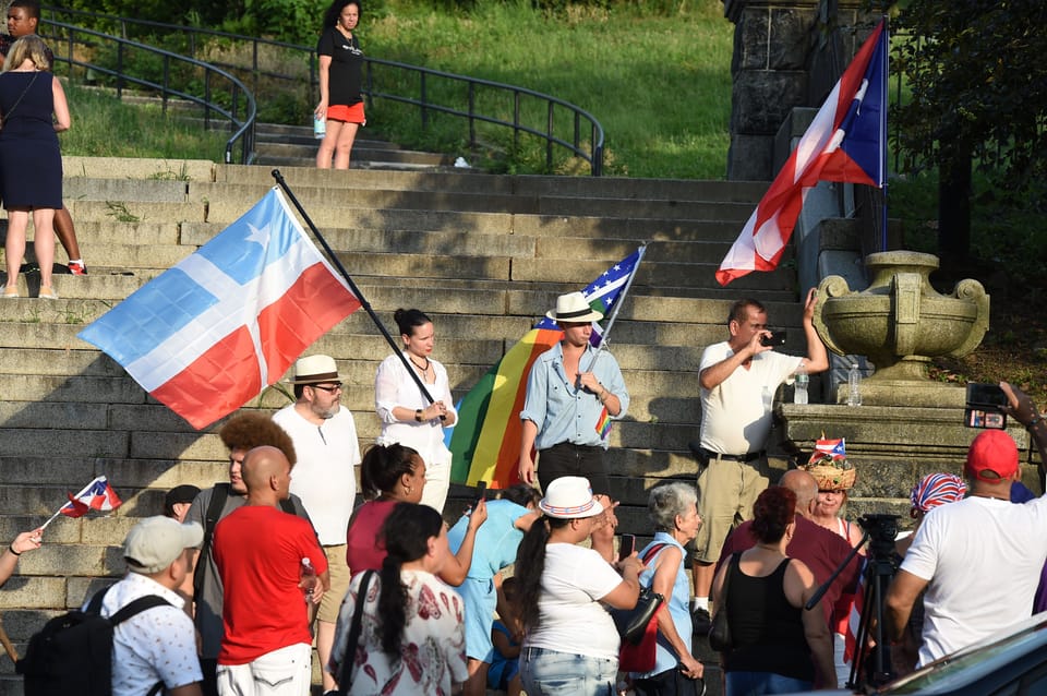 Sunset Park Residents Call for Puerto Rico’s Governor to Resign