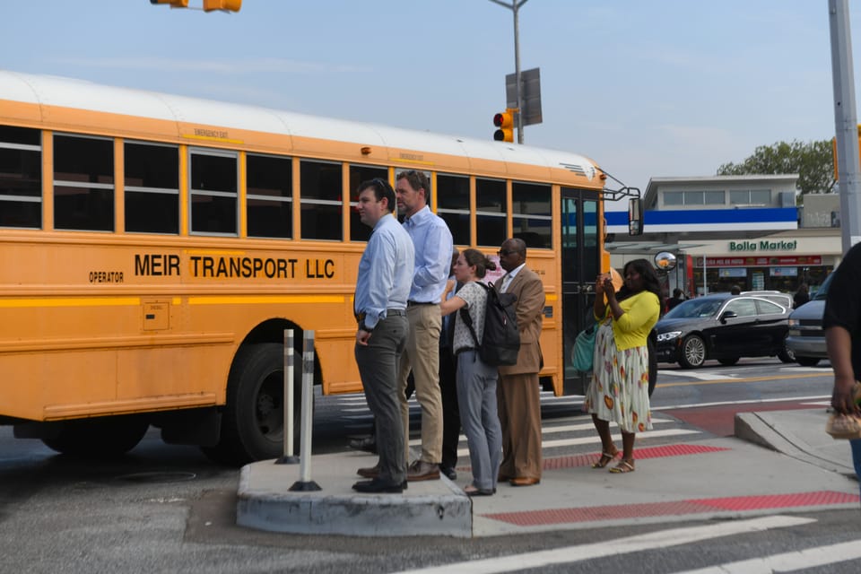 Elected Officials Focus On Notorious Marine Park Intersection During DOT Tour