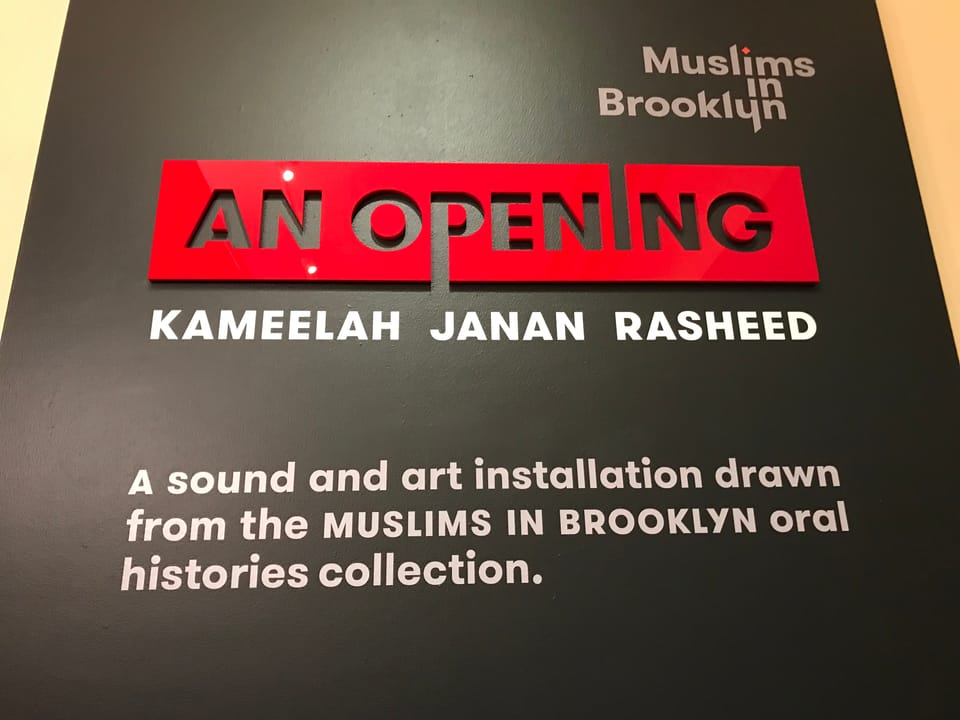 An Opening: Art Installation Examines The Muslim Experience In Brooklyn