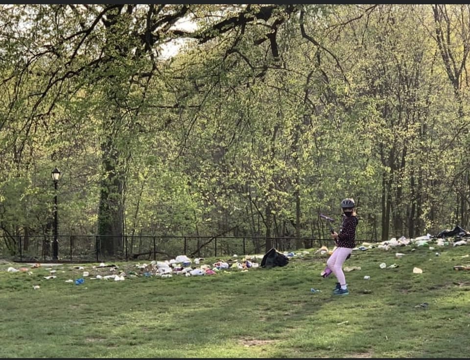 After Vandal Hits Prospect Park Trash Cans, Staff and Volunteers Partner for a Clean-Up