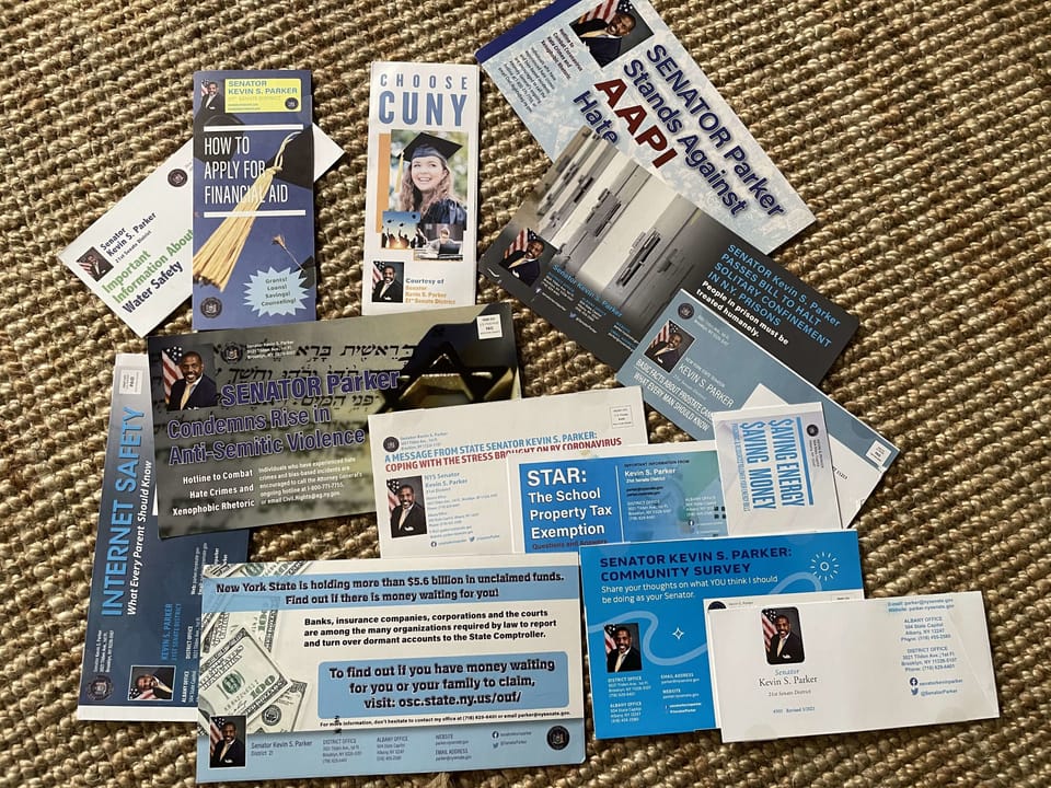 Senator Kevin Parker Floods Some Constituents with Mailers Before Election Deadline