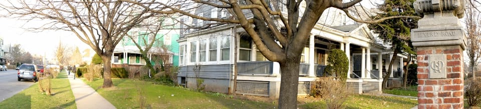 Panorama of Beverley Road Corner