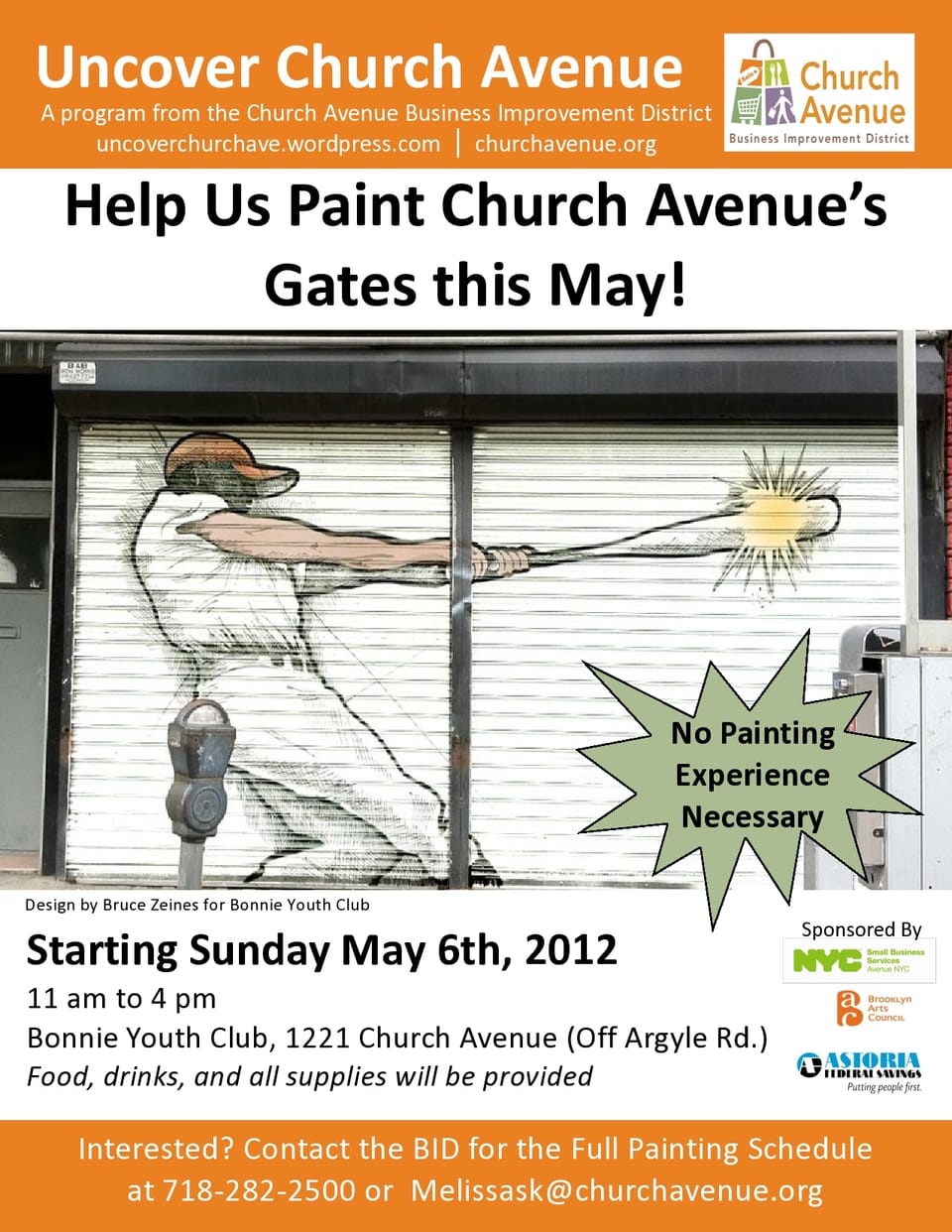 Help Paint Church Avenue’s Gates