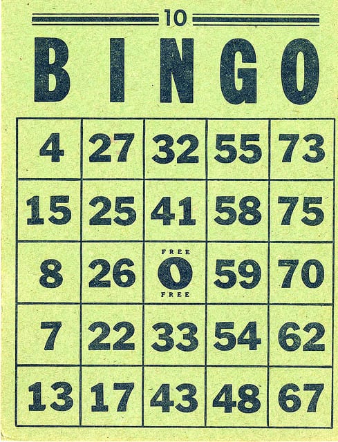 Bingo Night Tomorrow at Sycamore