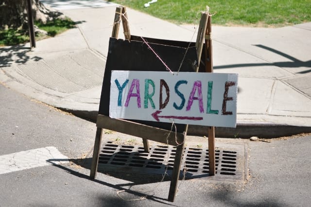 This Weekend Is a Big Yard Sale Weekend