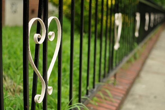 Fence Hearts