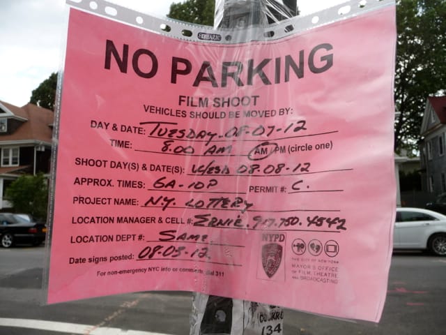 Filming in the Neighborhood This Week