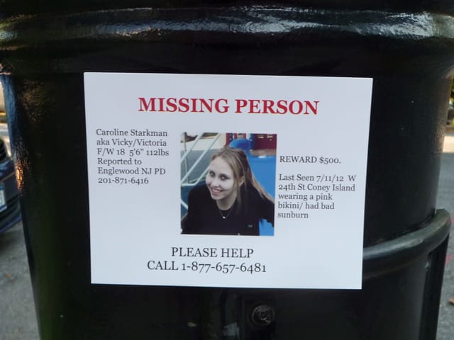 Signs for Missing NJ Teen Spotted in Our Area