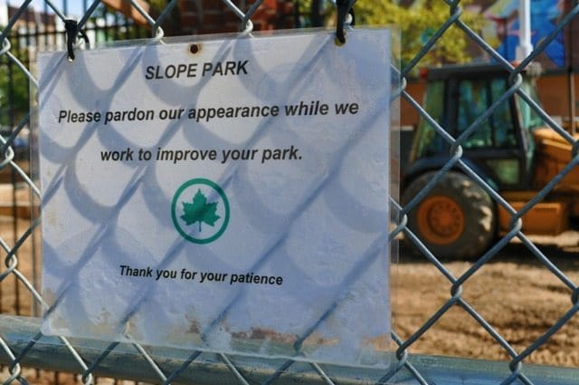 Photo of the Day: Slope Park Renovation