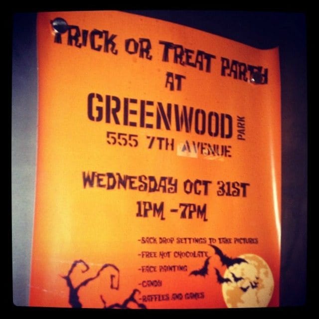 Celebrate Halloween at Greenwood Park’s Family Party Today