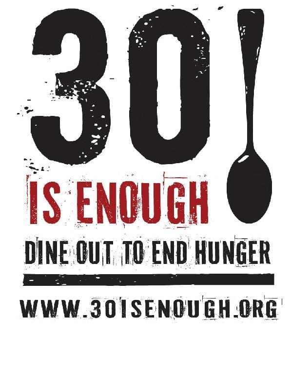 Dine Out Locally Tonight and Tomorrow to End Hunger