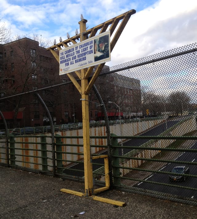 Caton Ave Menorah Raises Safety Concerns, Loses Power