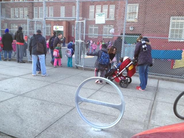 Check Out the New Bike Racks at P.S. 10