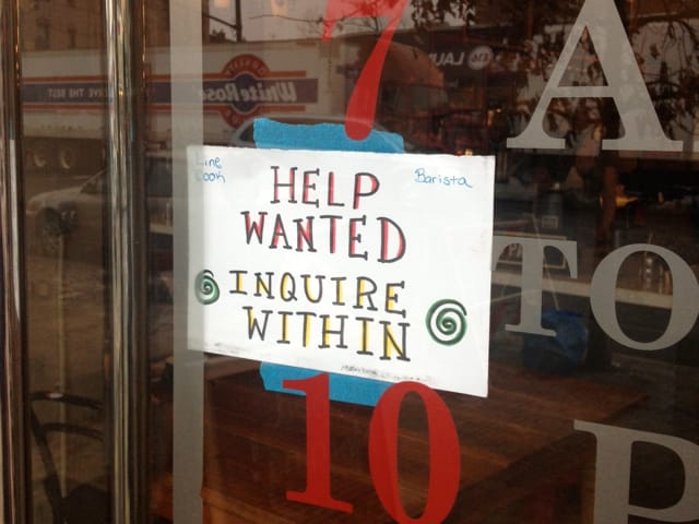 Help Wanted Around Cortelyou