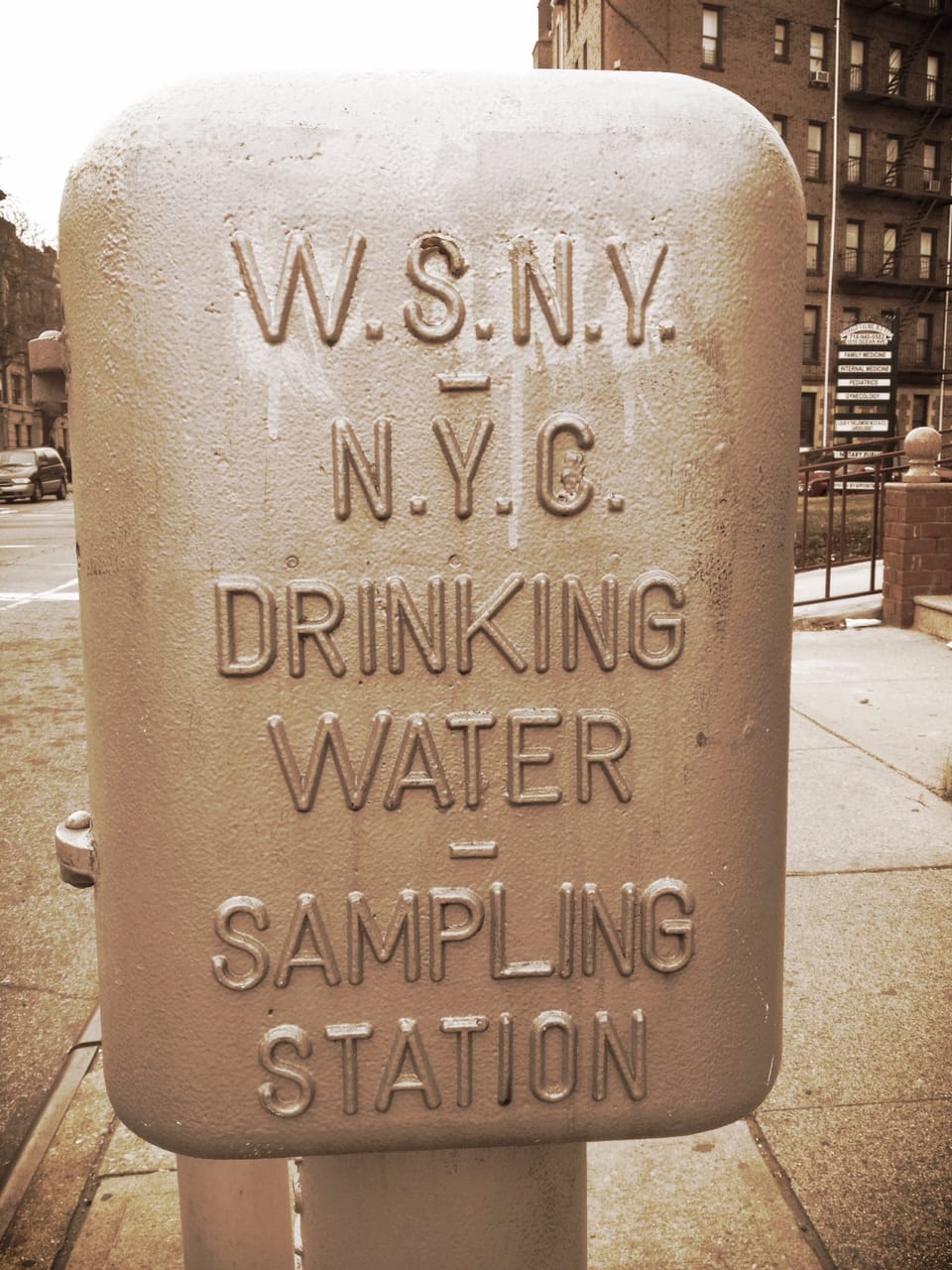 What's With Those Drinking Water Sampling Stations?