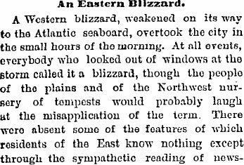 History at Home: Blizzards in the Brooklyn Daily Eagle