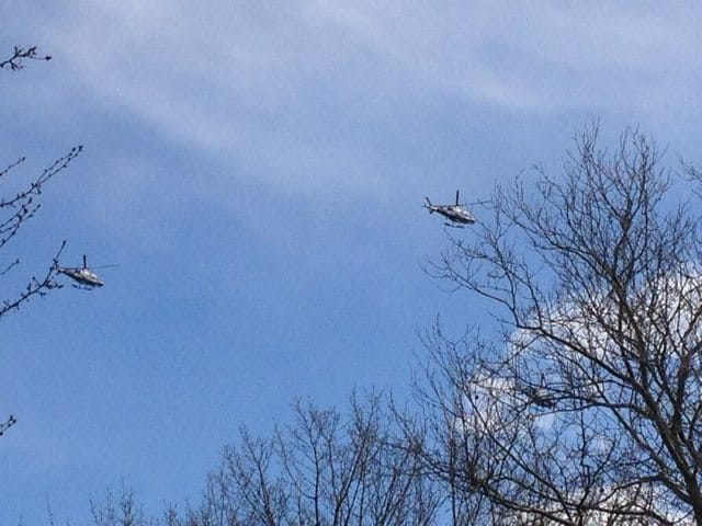 NYPD Helicopters Fly to Honor Chief Esposito's Retirement