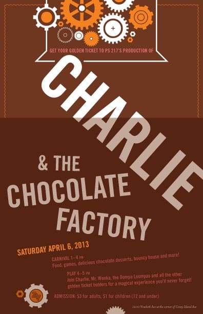 See Charlie & The Chocolate Factory at PS 217