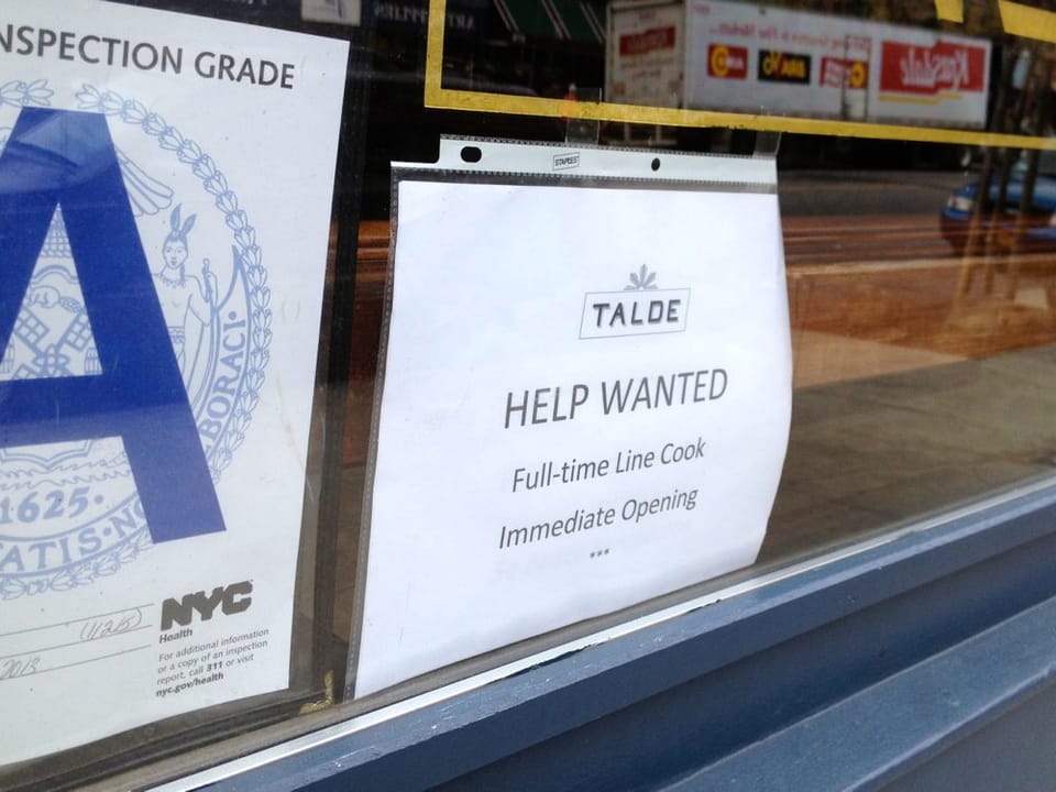 Food Service Jobs Available In South Slope