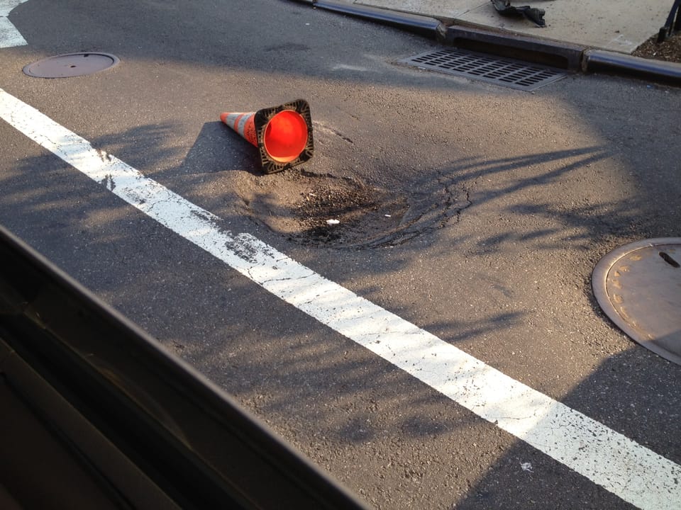 Watch Out For The Sinkhole At Park Circle