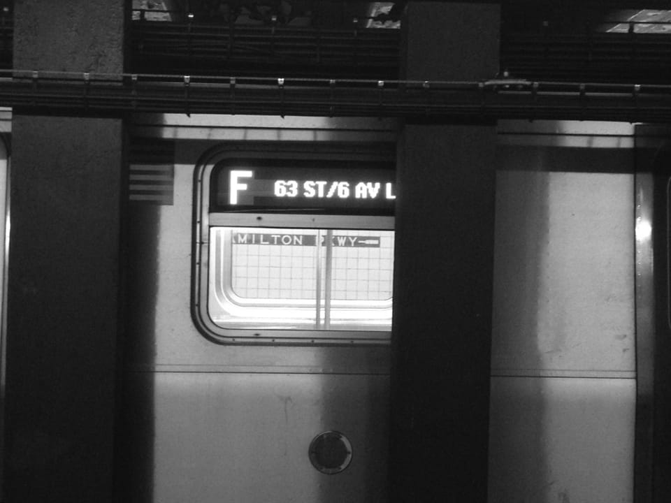 Late Night Changes To The F Train This Week