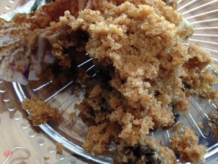 Bite Of The Day: Vegan Blueberry Cinnamon Muffin At Coffee Mob