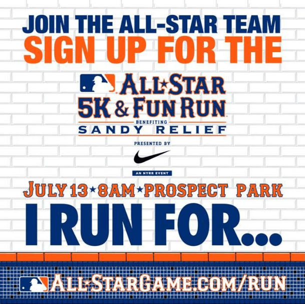 Run In A 5k To Benefit Sandy Survivors & Possibly Join An MLB Game