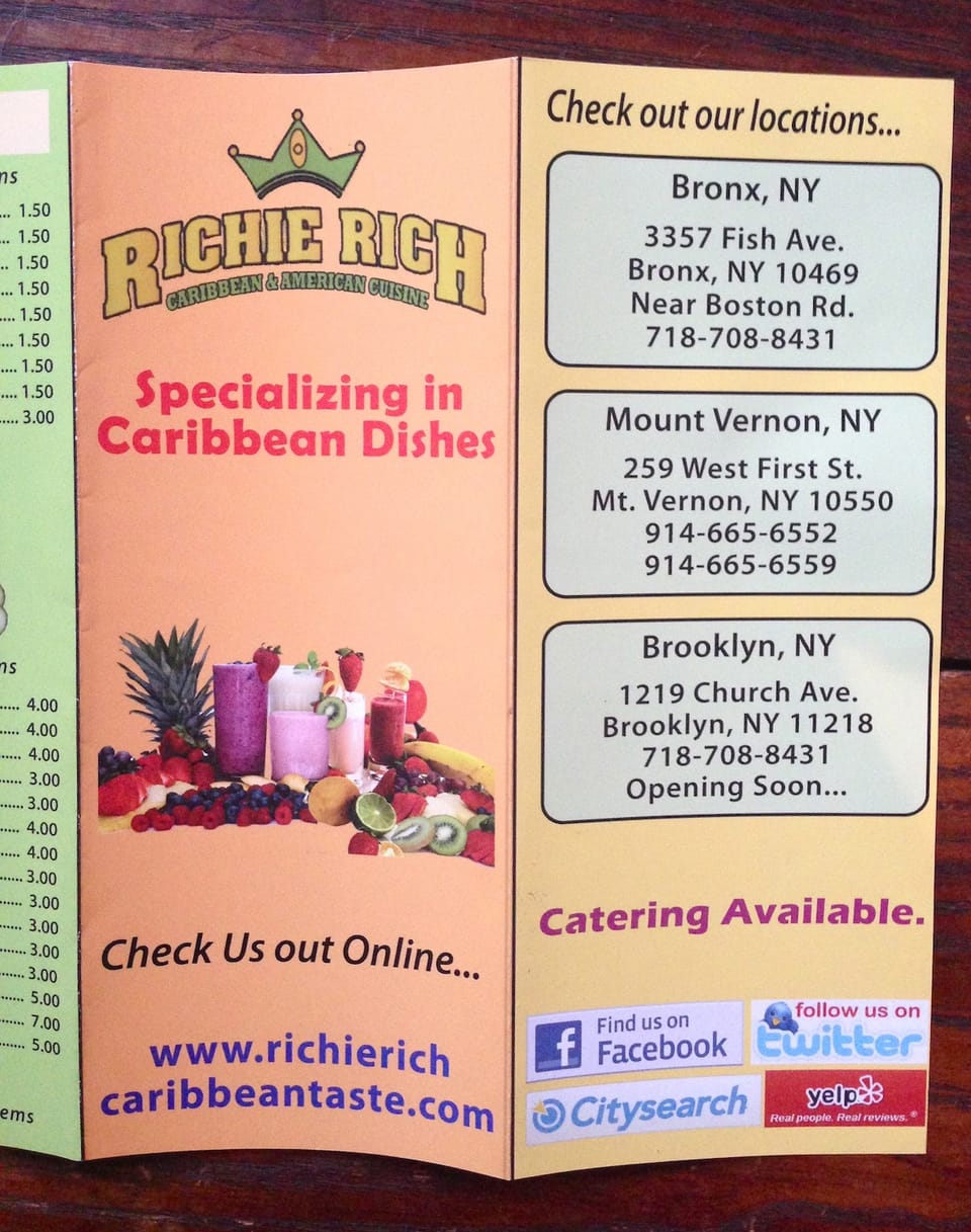 The Richie Rich Menu Is Here, Restaurant Will Open July 29