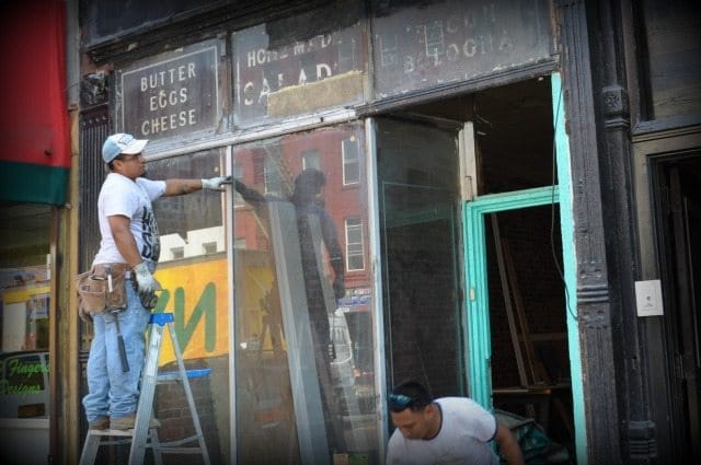 Wine Shop Construction Reveals Ghost Signs At 487 5th Avenue