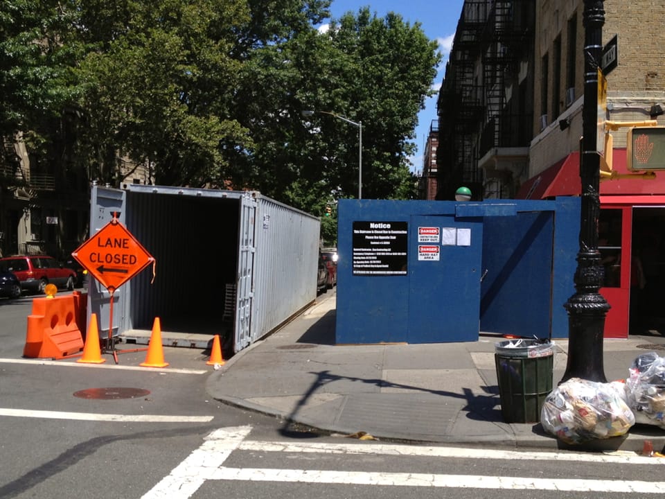 Construction Closes Stairs To Subway At 8th Ave/9th St