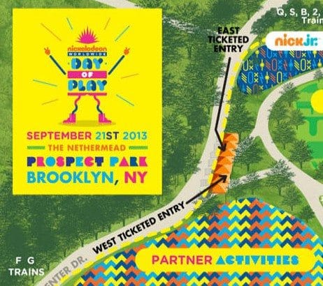 Tickets For Nickelodeon’s Worldwide Day Of Play In Prospect Park Available Today