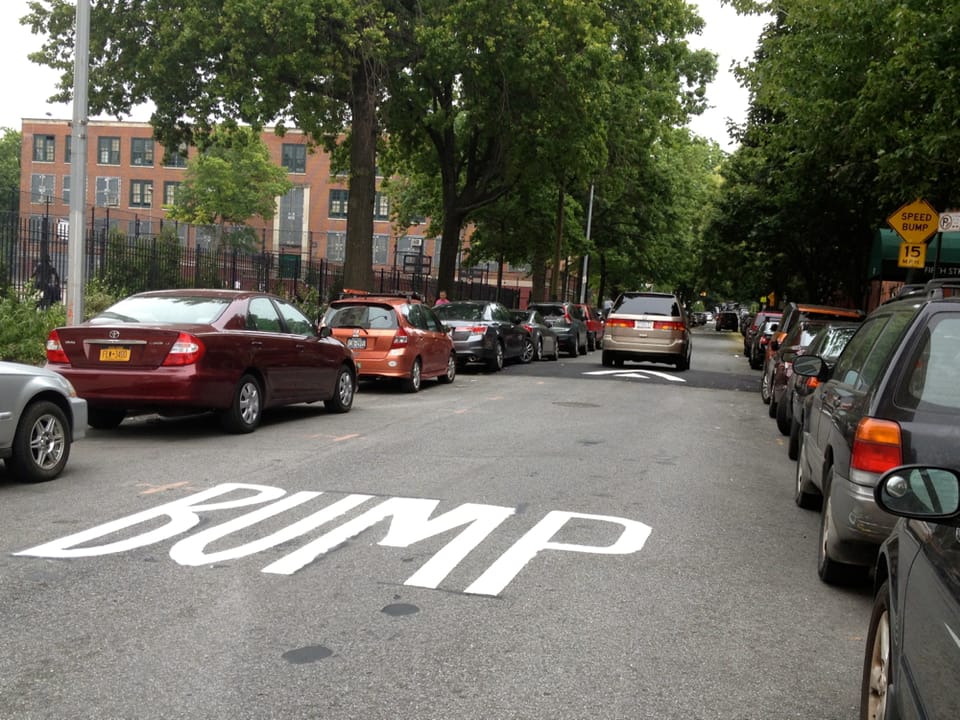 The New 5th Street Speed Bumps Are Here