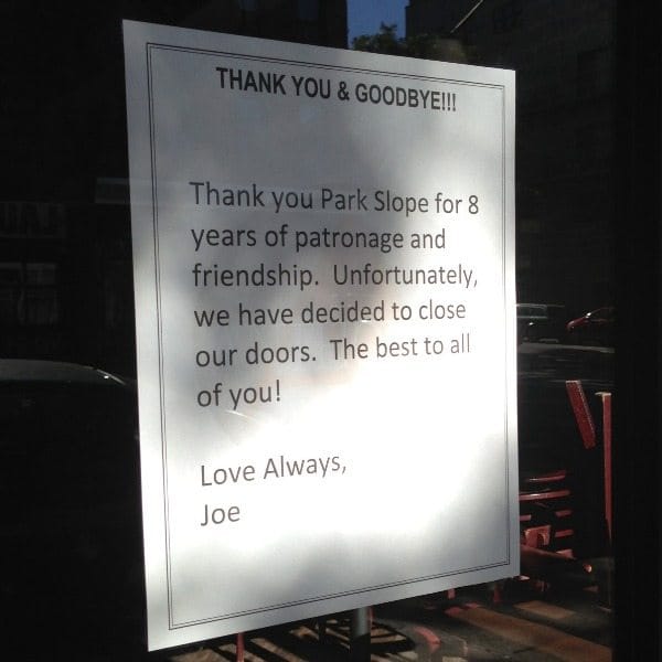 Anthony’s Says Goodbye After 8 Years In The Slope