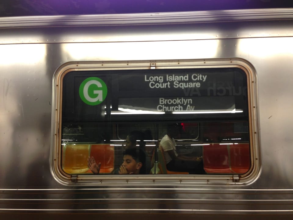 This Weekend’s F & G Subway Service Changes