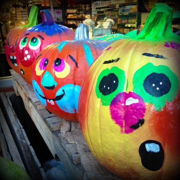 Signs Of Fall: Painted Pumpkins