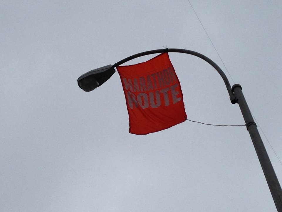 2013 Marathon Banners Arrive On 4th Avenue