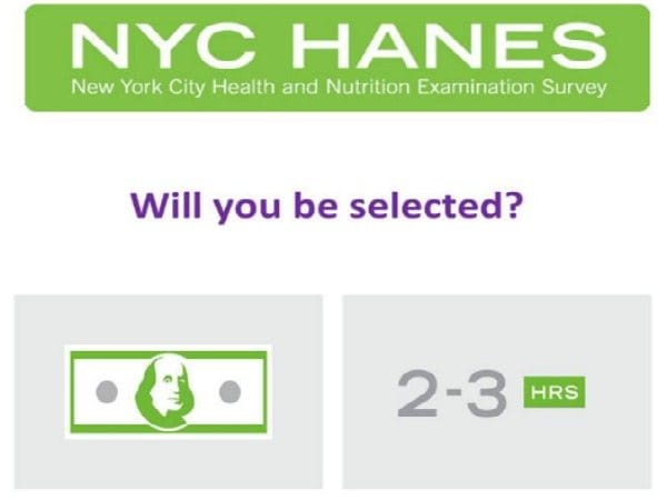 The NYC Health & Nutrition Examination Survey Is Coming To Town