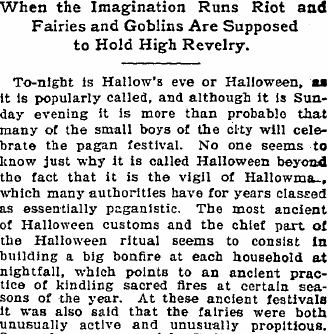 History At Home: Halloween In The Brooklyn Daily Eagle