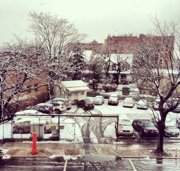 Flurries Over Church