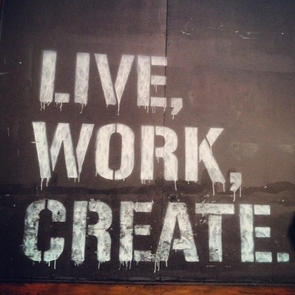 Photo Of The Day: Live, Work, Create