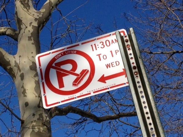 Alternate Side Parking Regulations Suspended Through Saturday