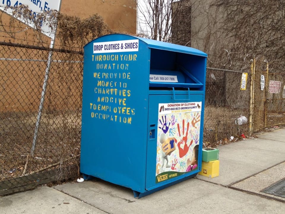 More Illegal Clothing Donation Bins Plopped In Place Of Ones That Were Removed